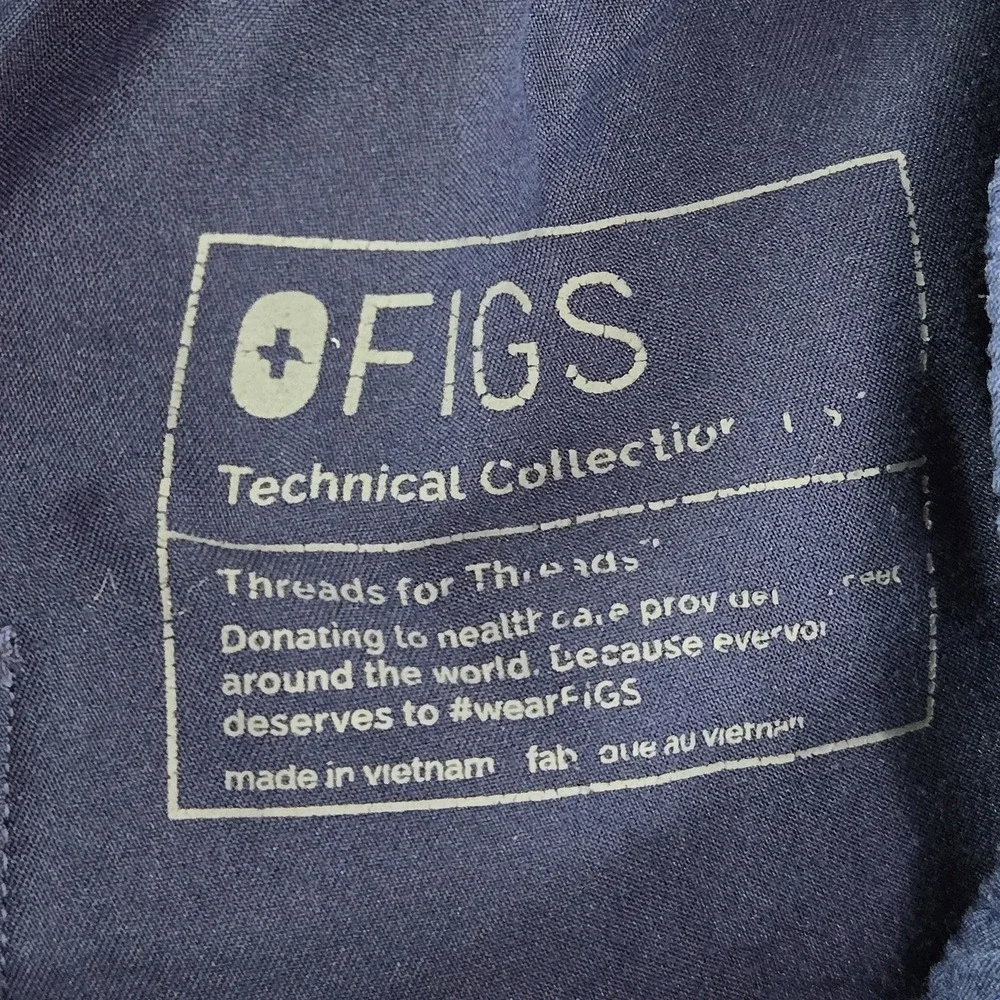 FIGS Men Scrub Pants S Blue Cairo Cargo PO#34386 27